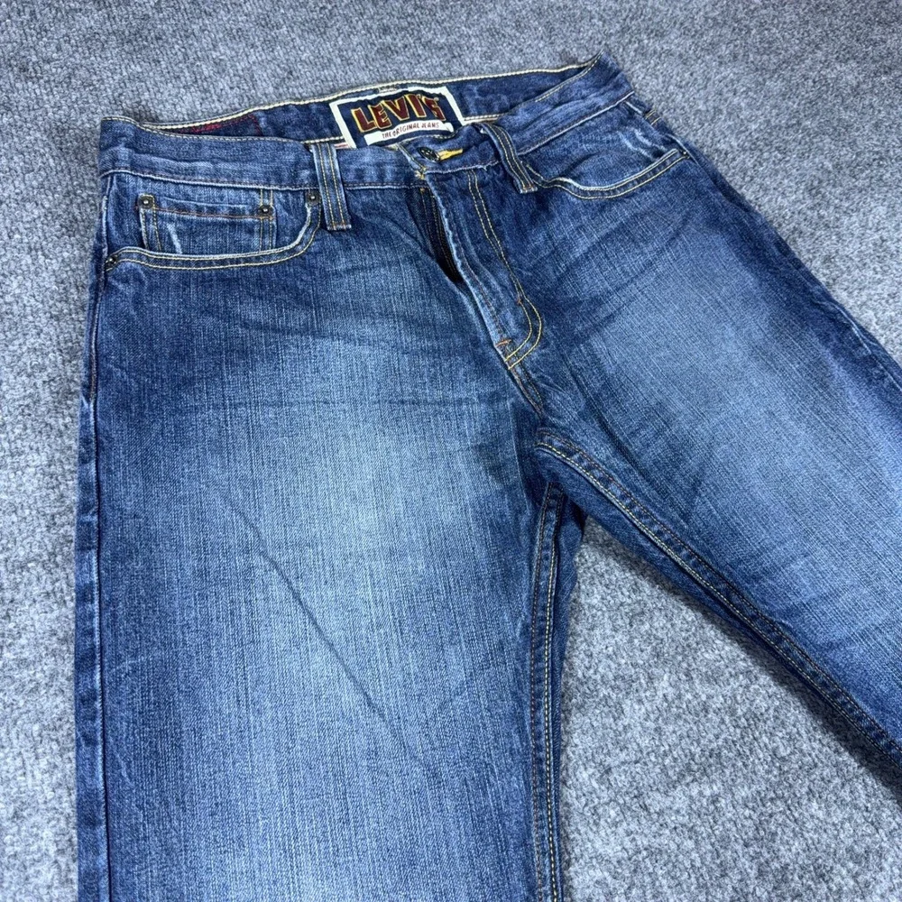 Levis 514 Slim Straight Jeans Mens Medium Wash Blue Denim Pants 4102